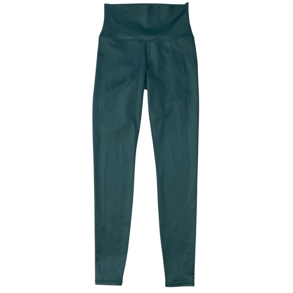 Alo Yoga Athletic Leggings XS Turquoise High Rise